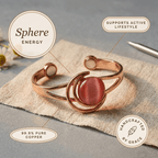 Aviora Sphere Pink Copper Bracelet