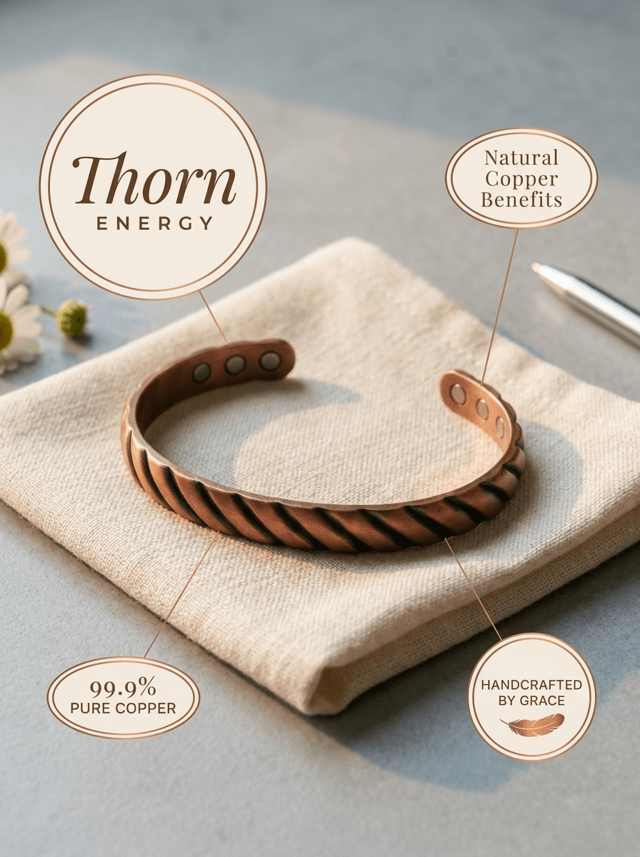 Aviora Thorn Copper Bracelet