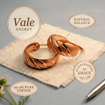 Aviora Vale Copper Earrings