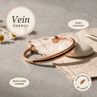 Aviora Vein Copper Bracelet