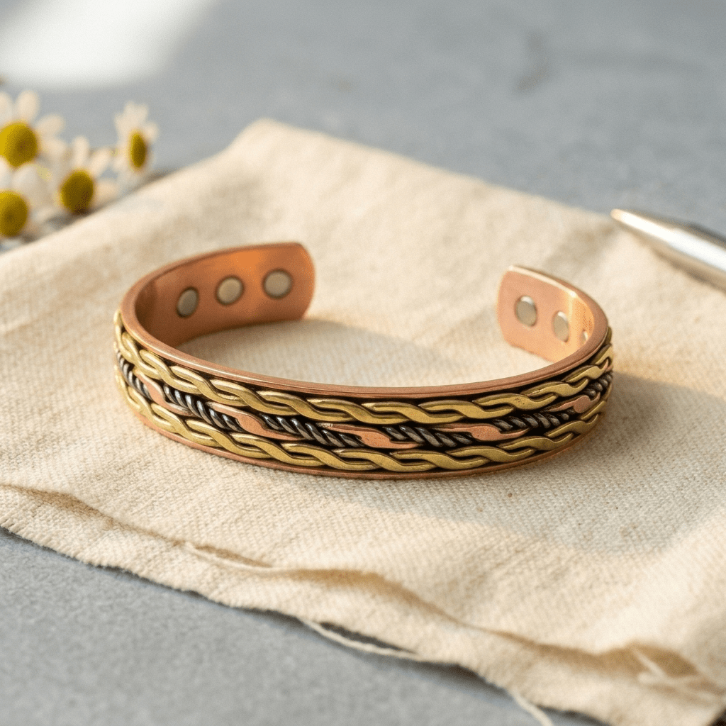 Aviora Weave Copper Bracelet