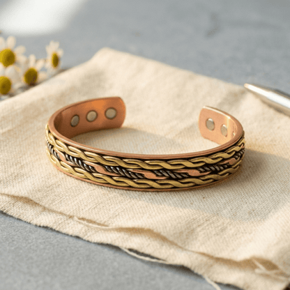 Aviora Weave Copper Bracelet