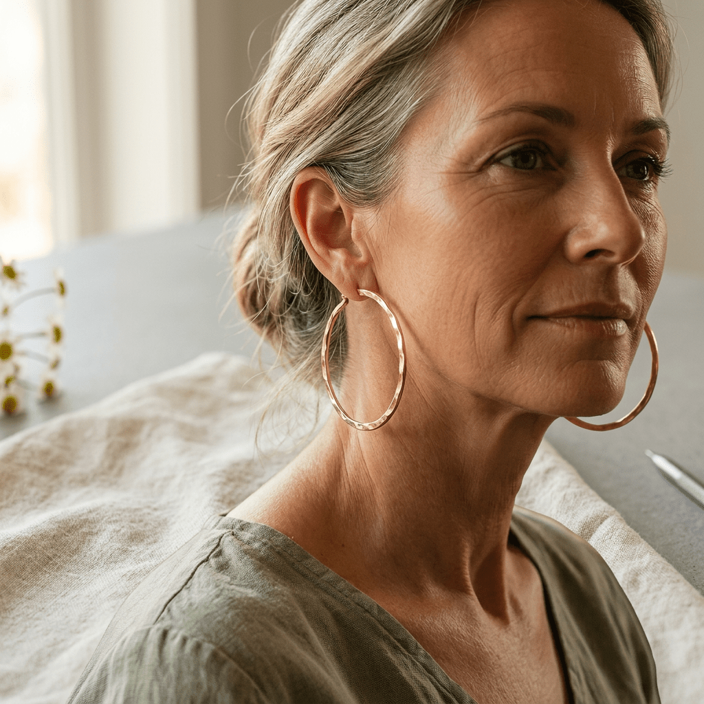 Aviora Willow Copper Earrings
